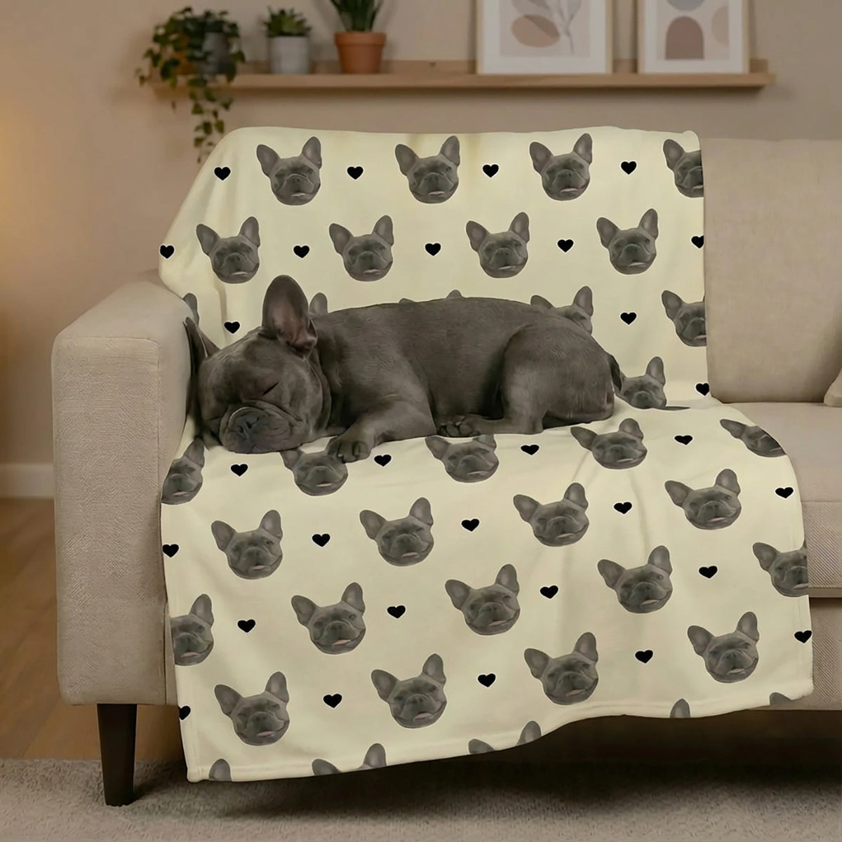 Personalisierte Decke "Haustier Foto" – personalisiertes Geschenk