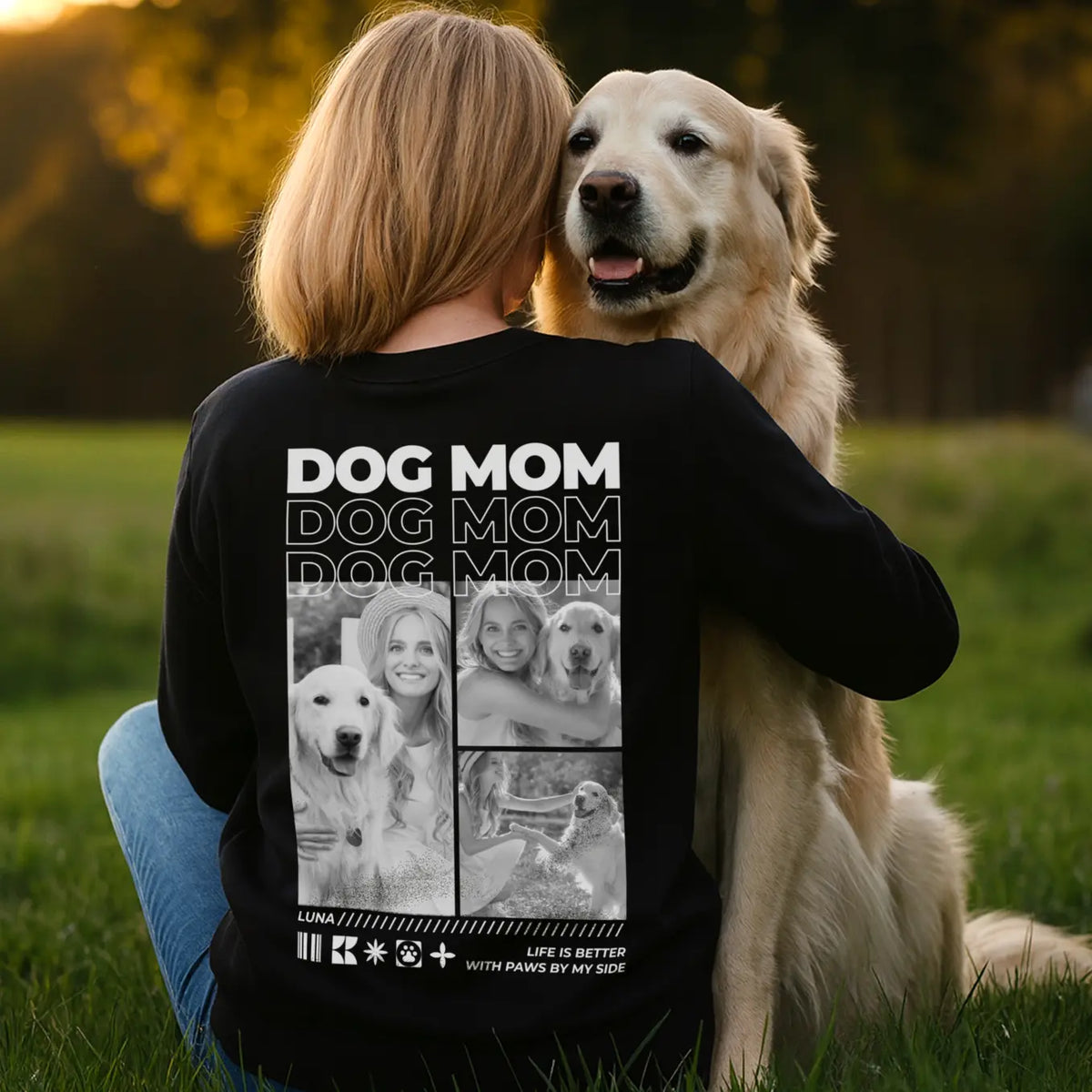 Personalized Sweater "Dog Mom"