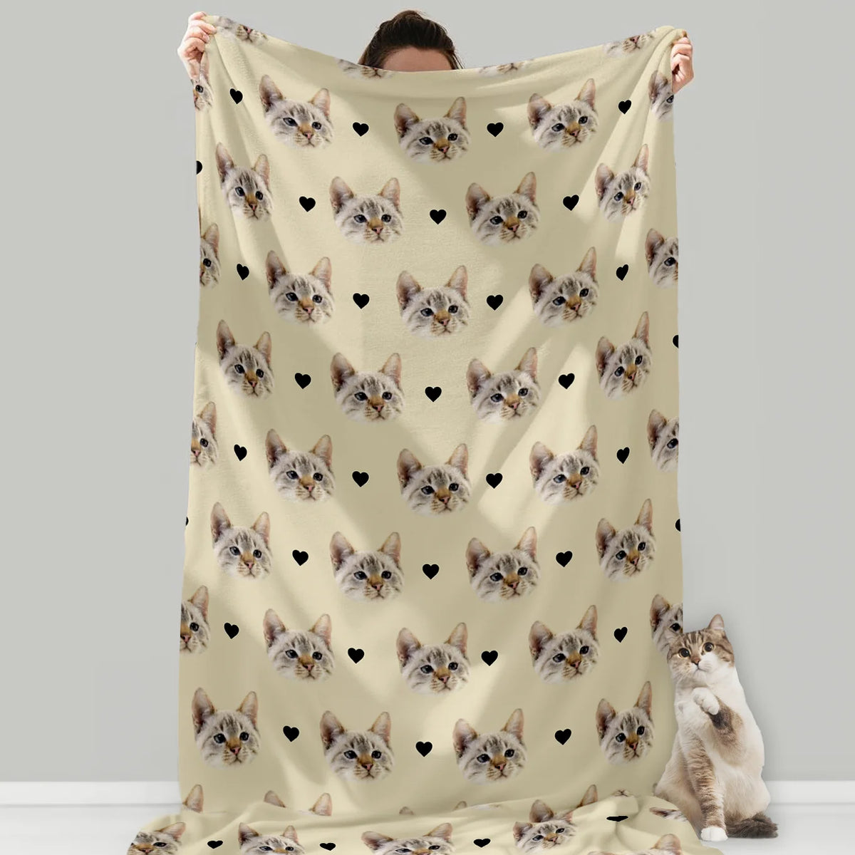 Personalized Blanket "Cat Photo"