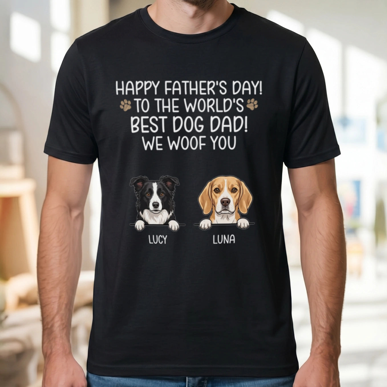 Personalized T-Shirt Cartoon “Father's Day”