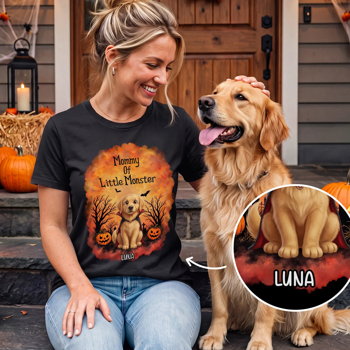Personalized T-Shirt "Parent of the Monsters"