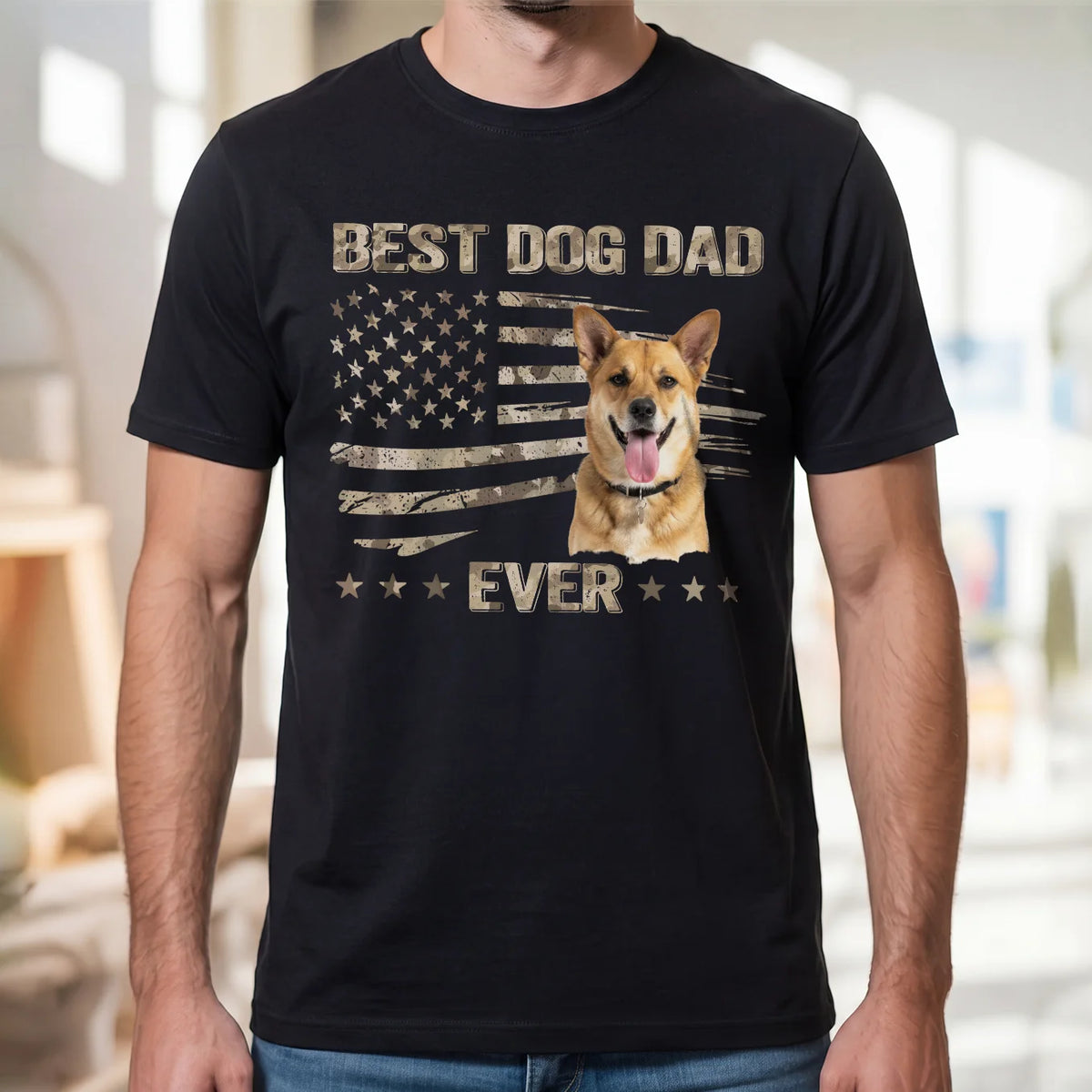 T-Shirt "Best Dog Dad Ever"