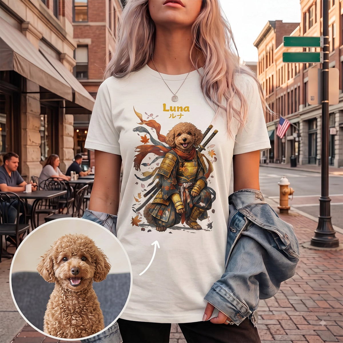 Personalisiertes T-Shirt "Samurai" – personalisiertes Geschenk