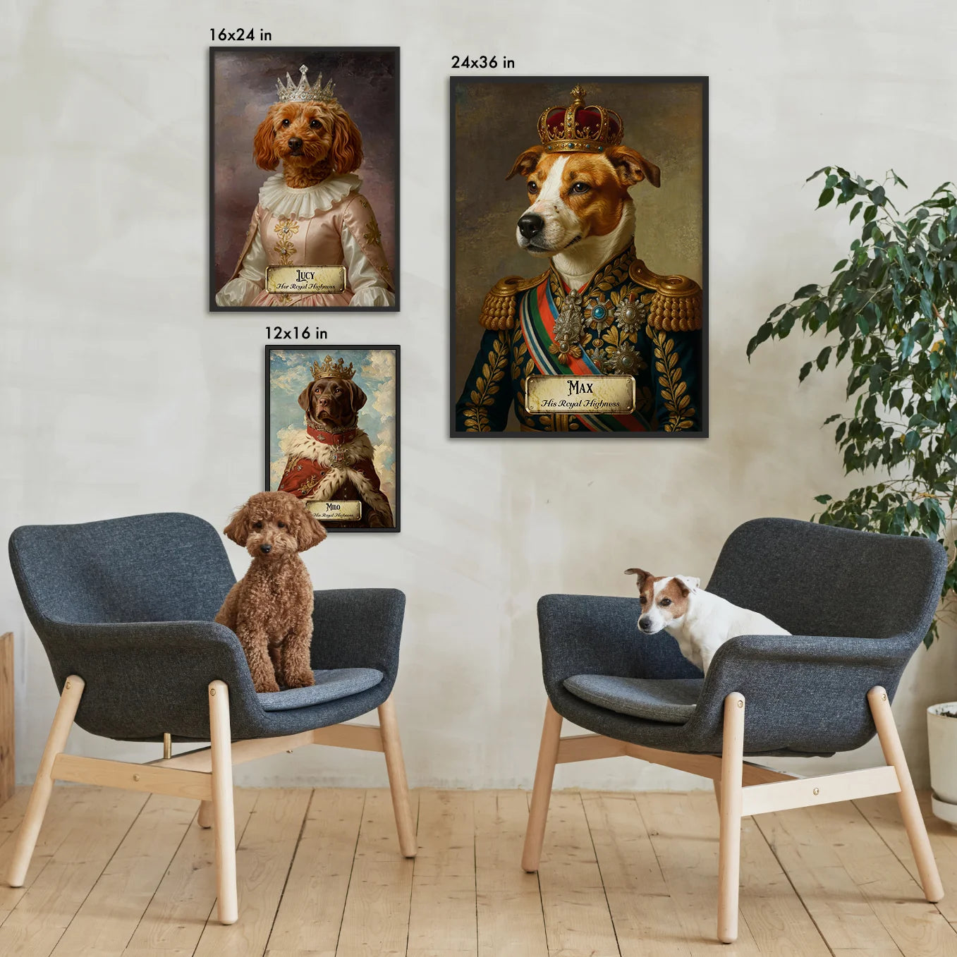 Personalized Dog Poster "Royal"