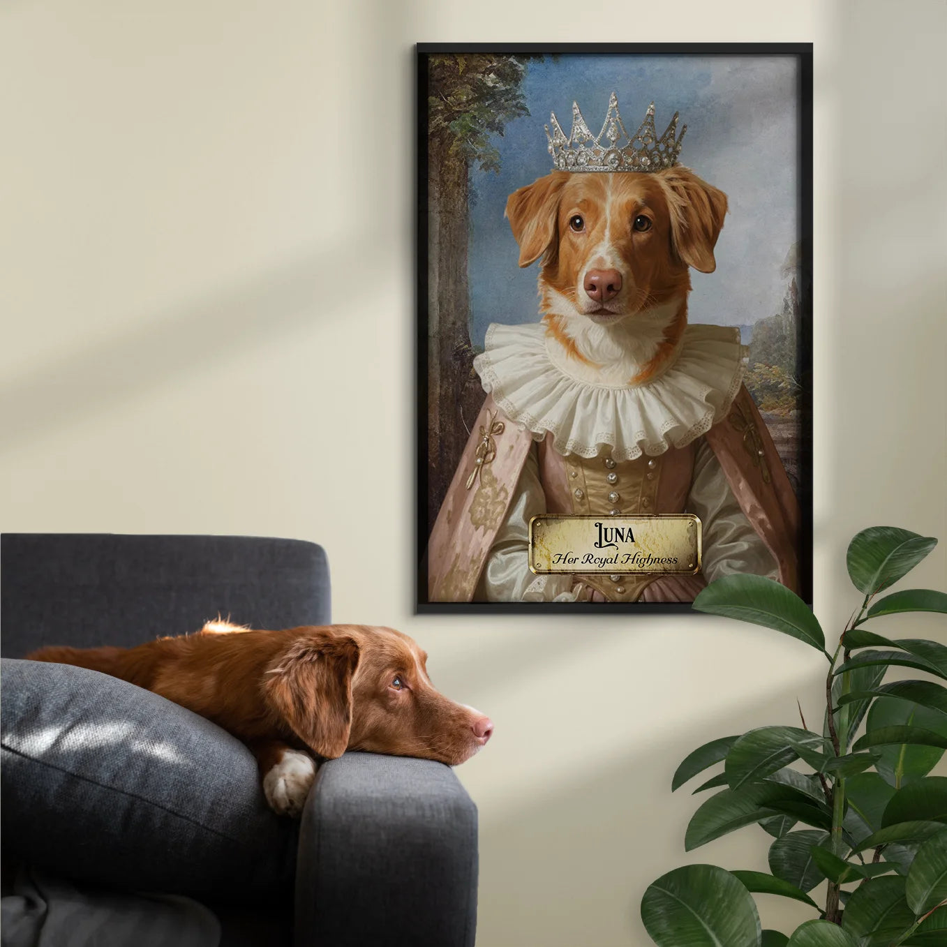 Personalized Dog Poster "Royal"