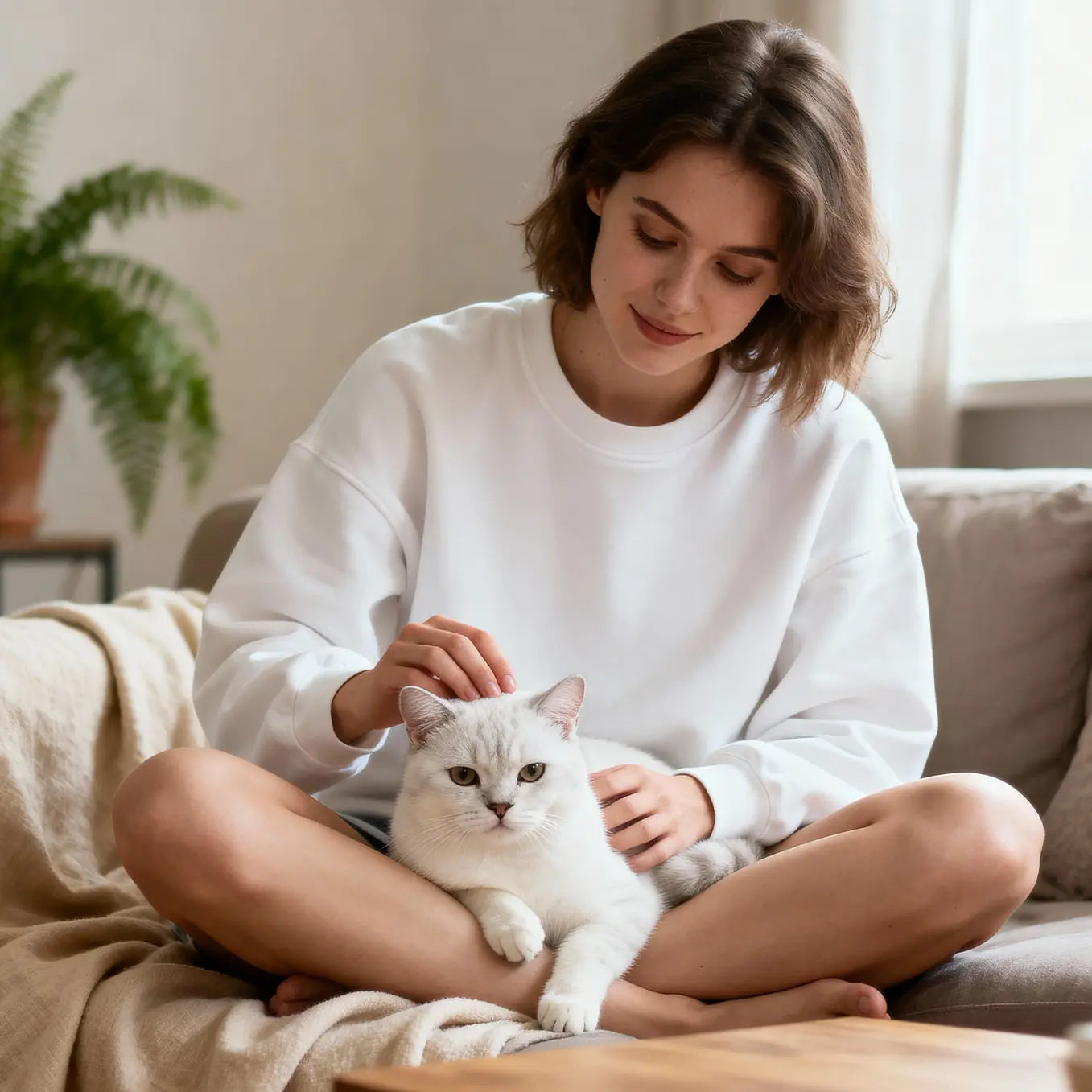 Personalized Sweater "Cat Mom"