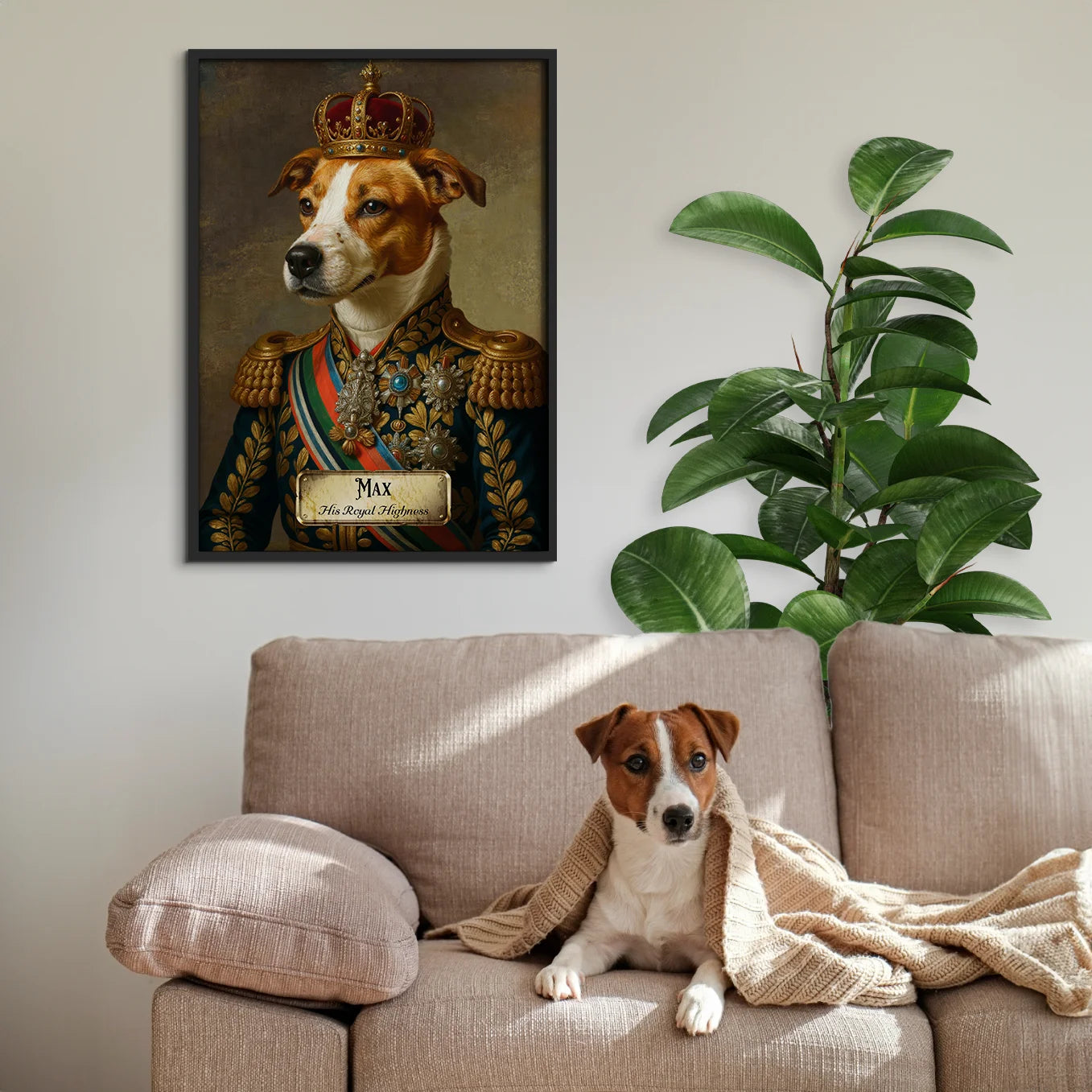 Personalized Dog Poster "Royal"