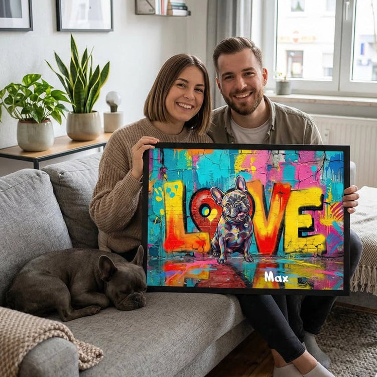 Personalized Poster "LOVE" Multi Animal