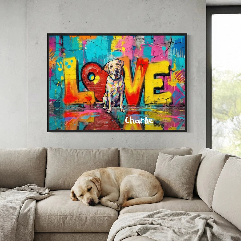 Personalized Poster "LOVE" Multi Animal