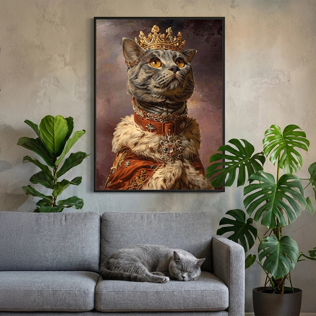 Personalized Cat Poster “Royal”