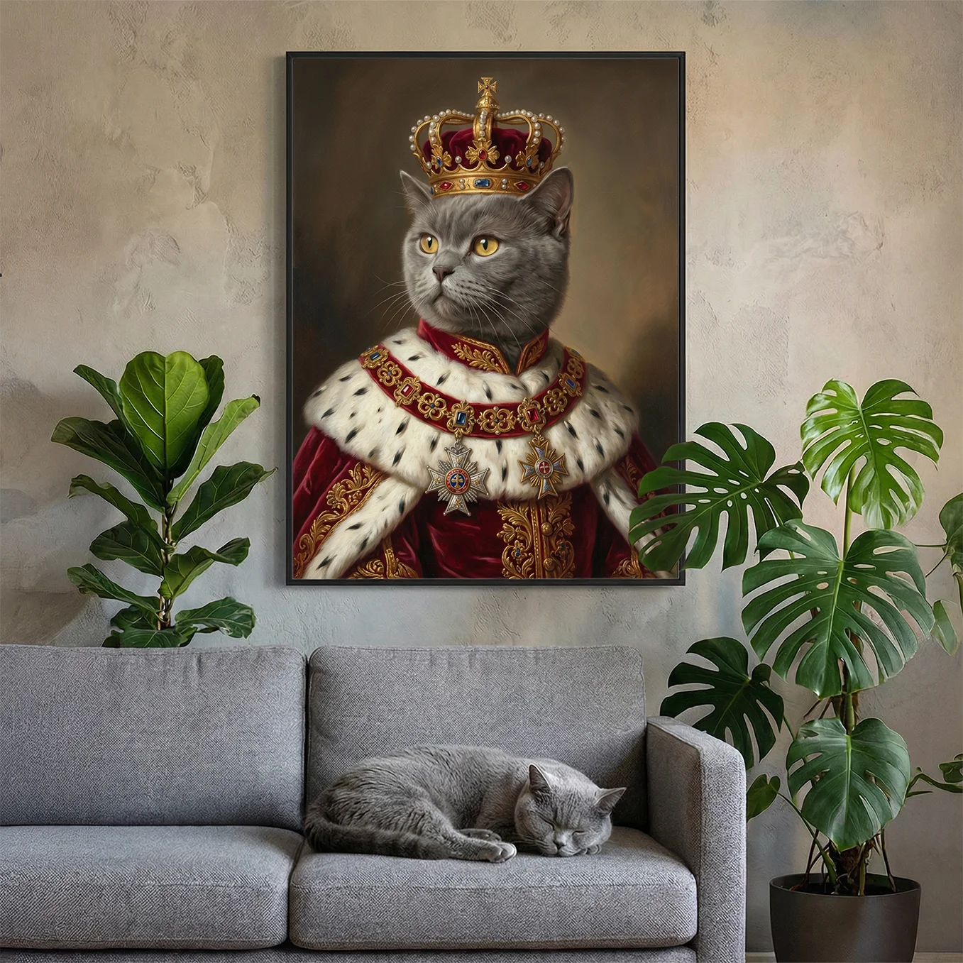 Personalized Cat Poster “Royal”