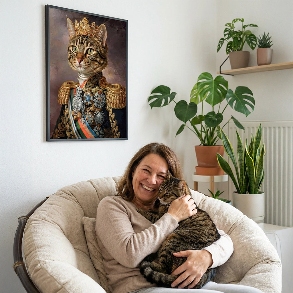 Personalized Cat Poster “Royal”