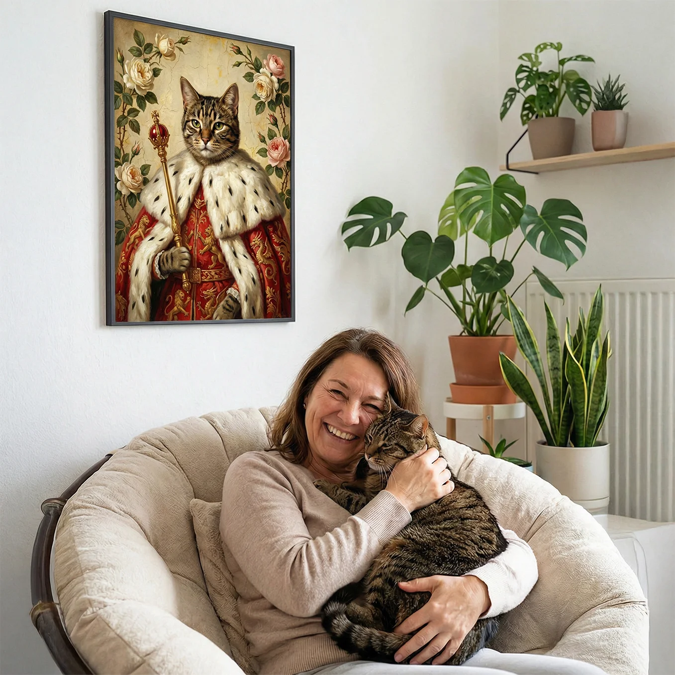 Personalized Cat Poster “Royal”