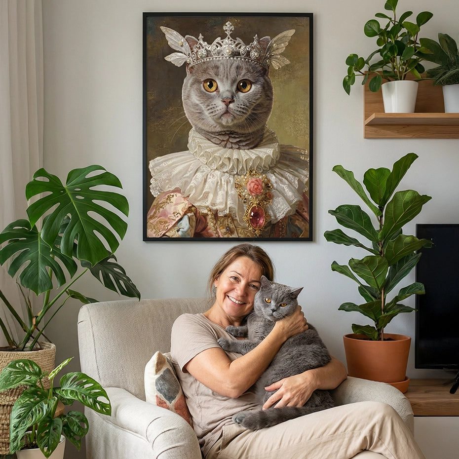 Personalized Cat Poster “Royal”