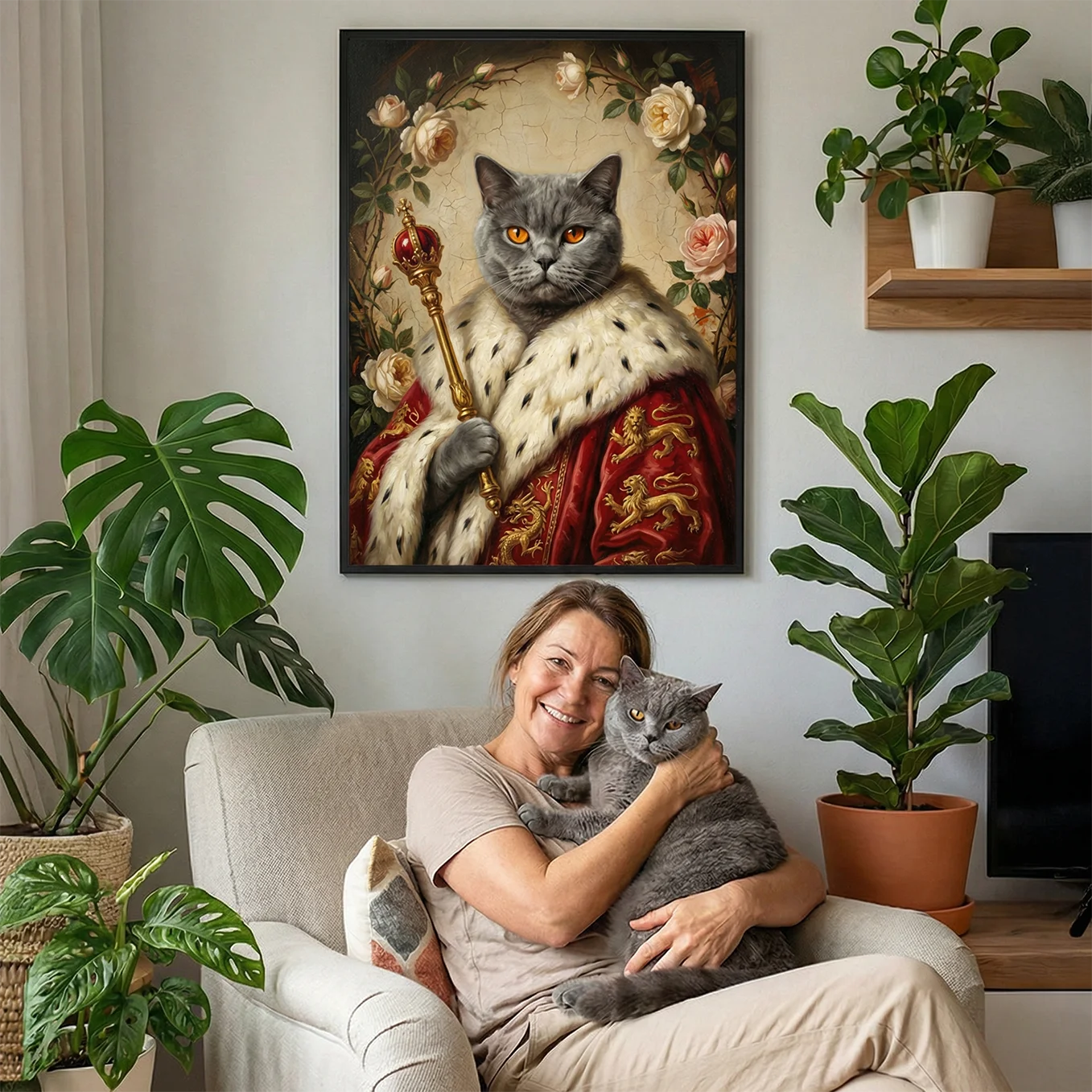 Personalized Cat Poster “Royal”
