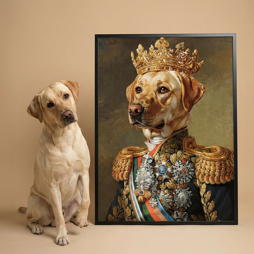 Personalized Dog Poster "Royal"