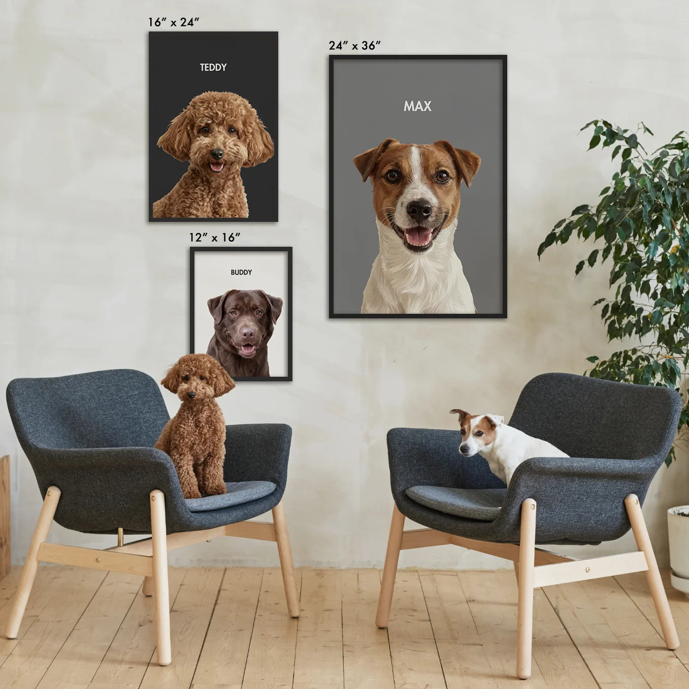 Personalized Dog Poster “Painting”