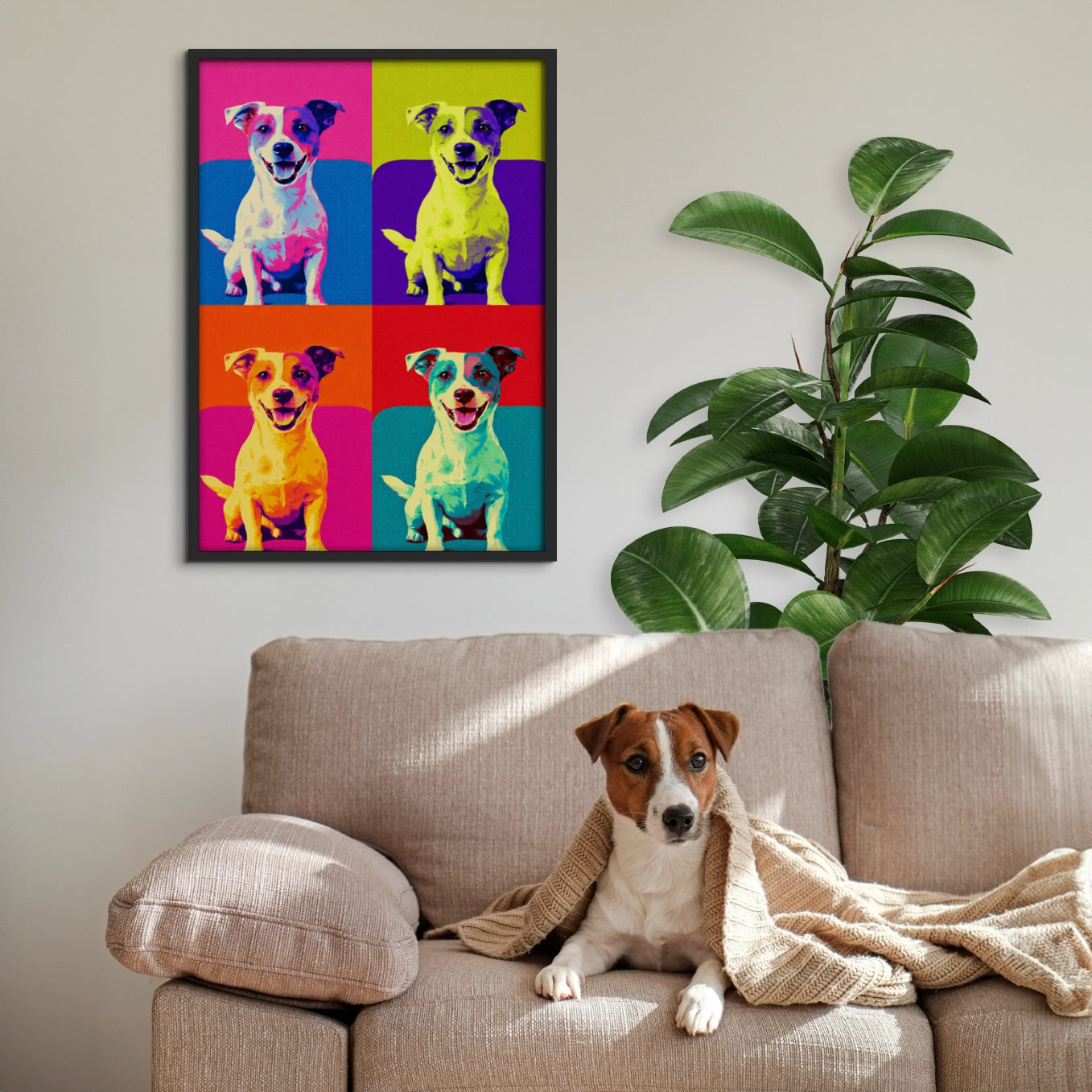 Personalized Poster "Dog Pop Art"