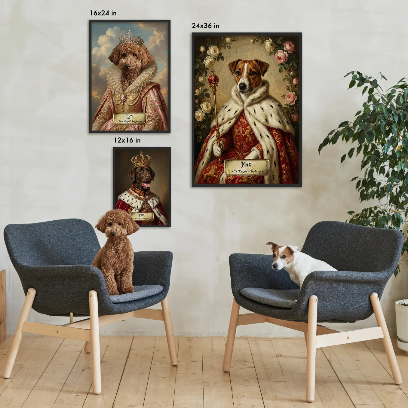 Personalized Dog Poster "Royal"
