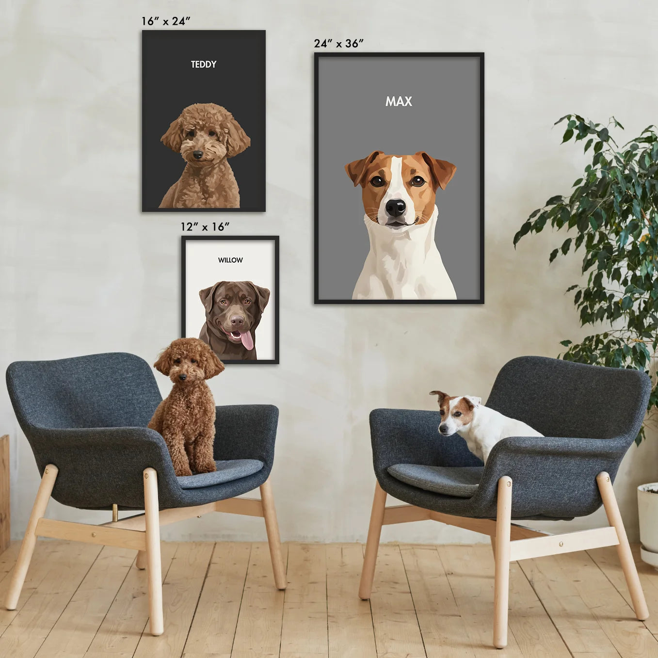 Personalized Dog Poster “Painting”
