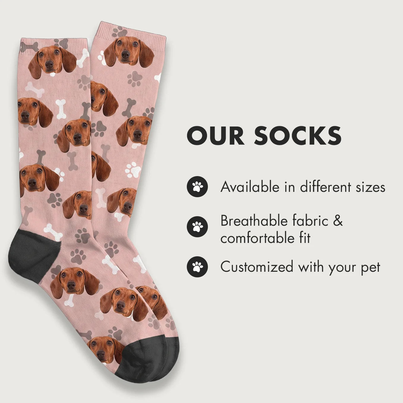 Personalized Socks "Pet Photo"