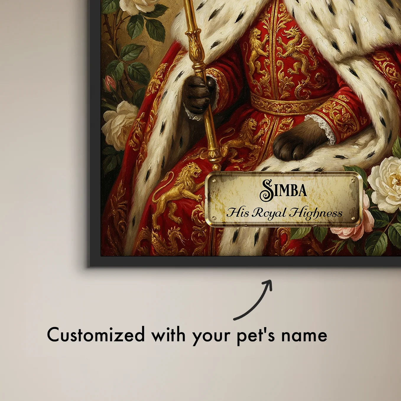 Personalized Cat Poster “Royal”