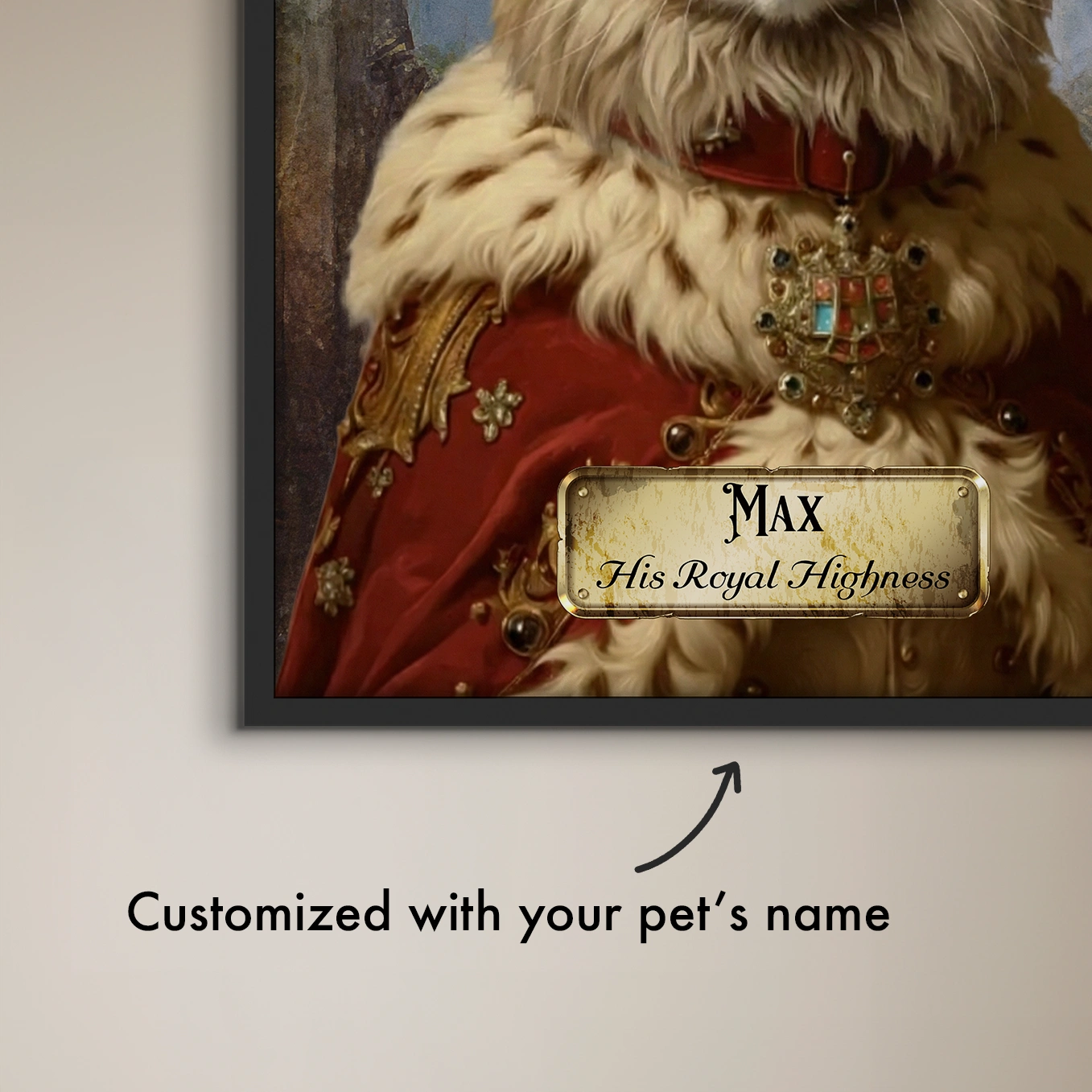 Personalized Cat Poster “Royal”