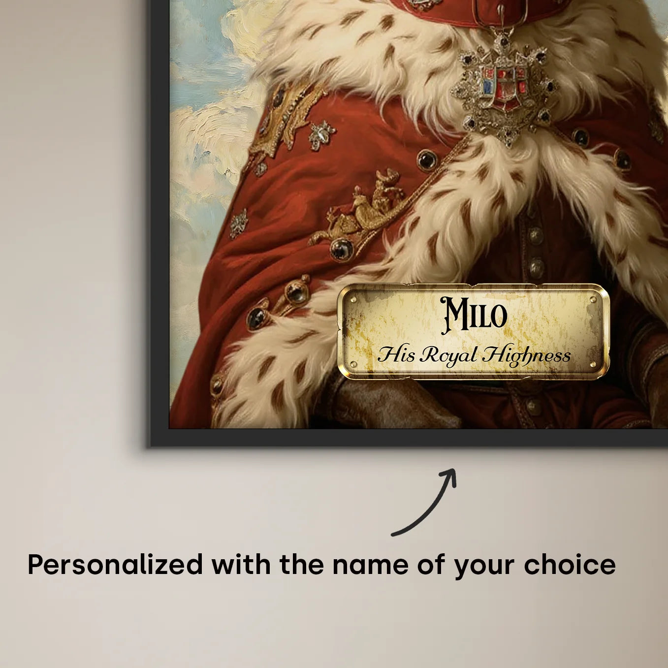 Personalized Dog Poster "Royal"