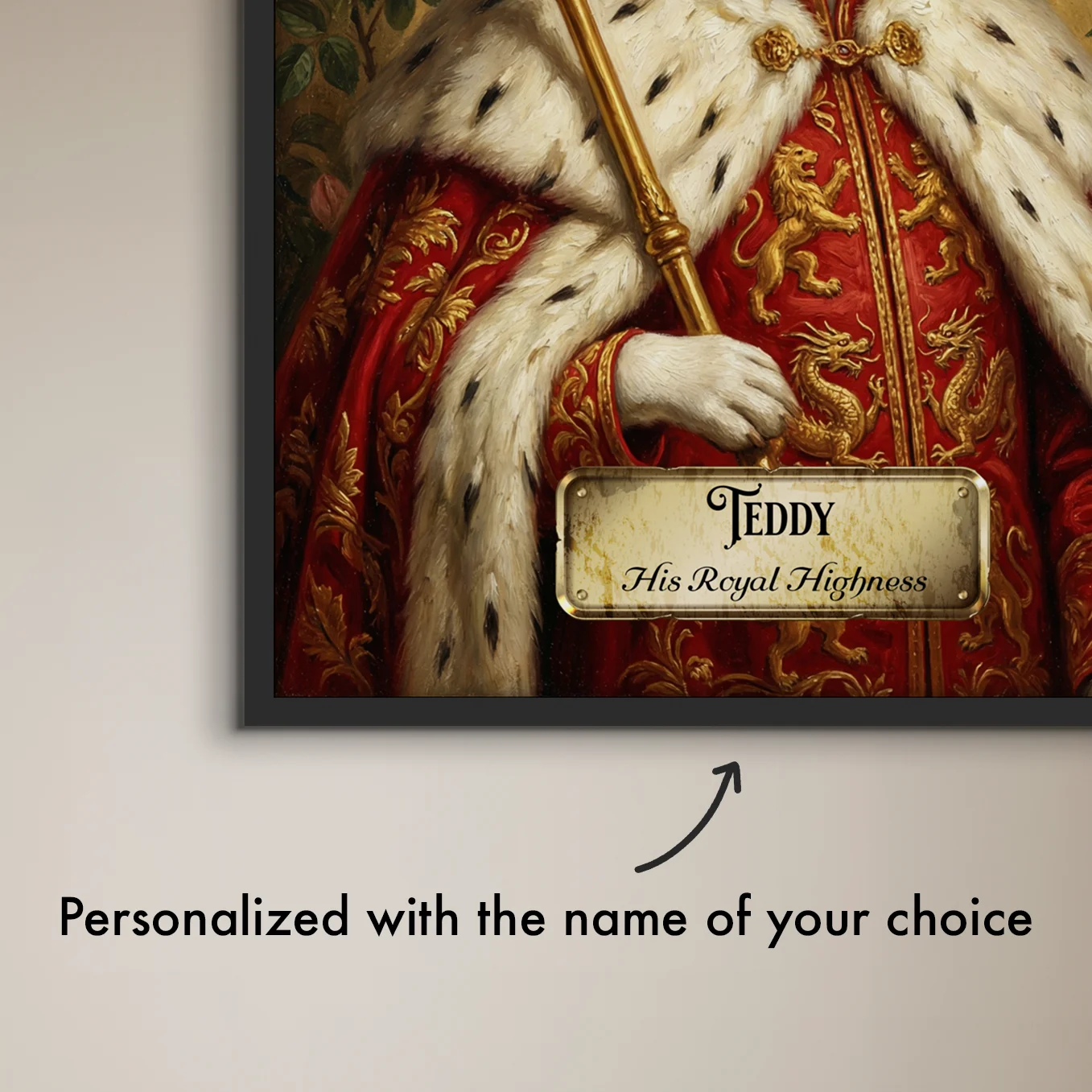 Personalized Dog Poster "Royal"