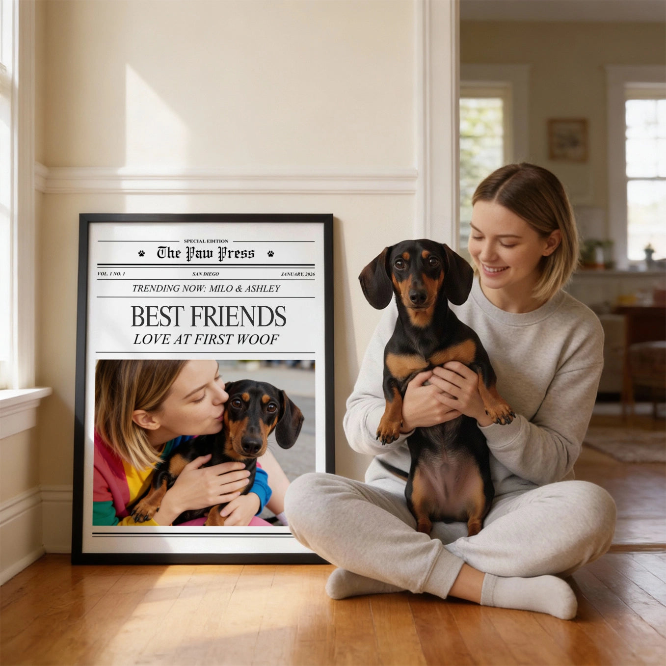 Personalized Poster "Newspaper"