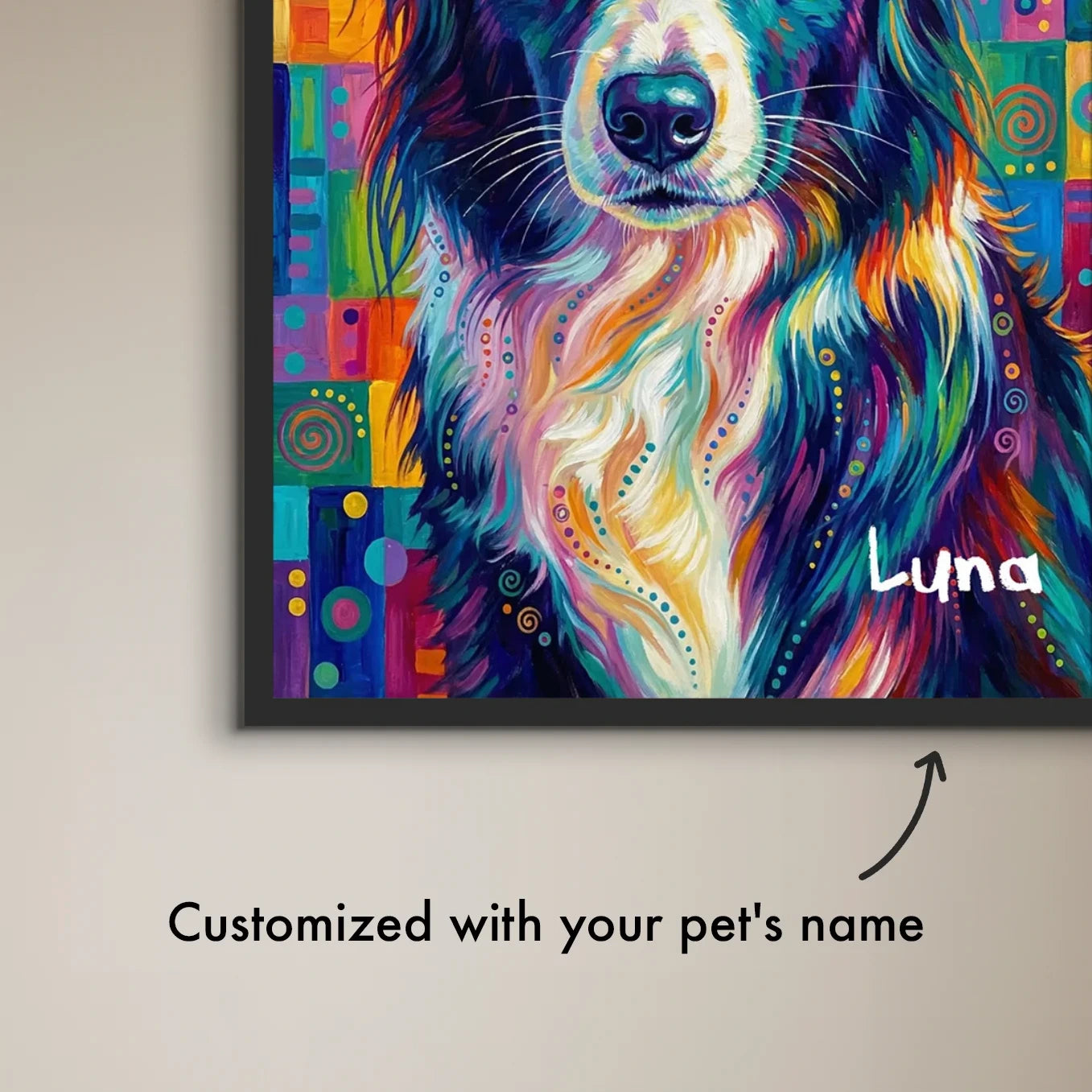 Personalized Dog Poster Pop Art