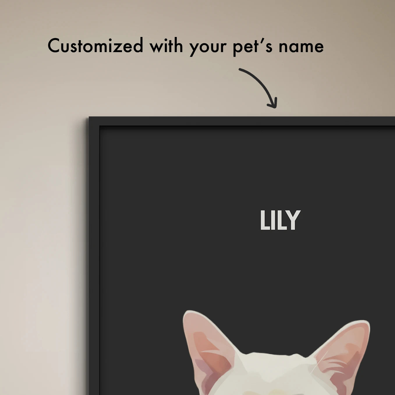 Personalized Cat Poster "Painting"