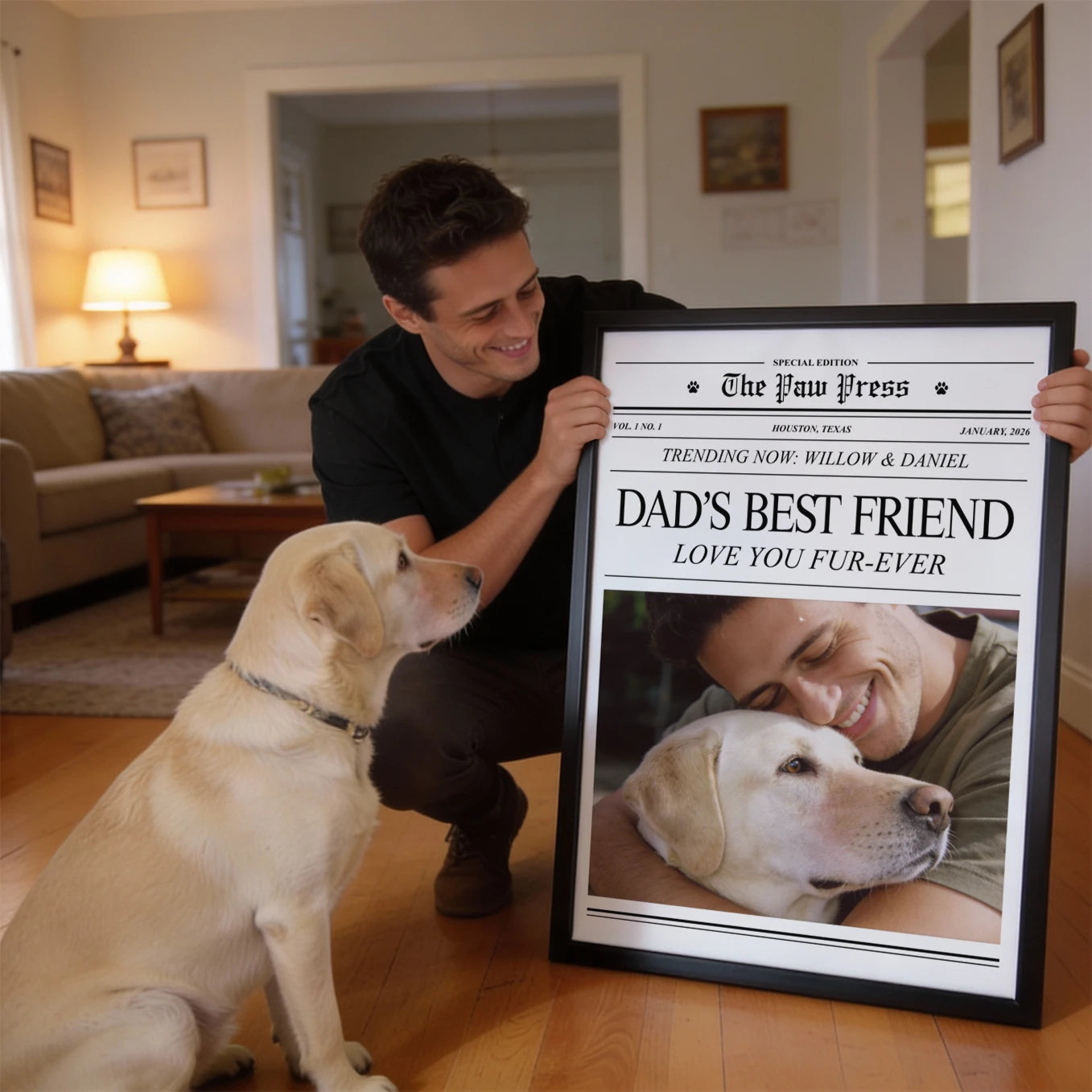 Personalized Poster "Newspaper"