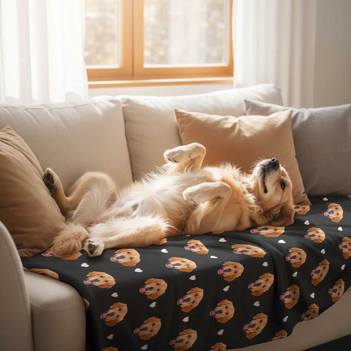 Personalized Plush Blanket "Pet Photo"