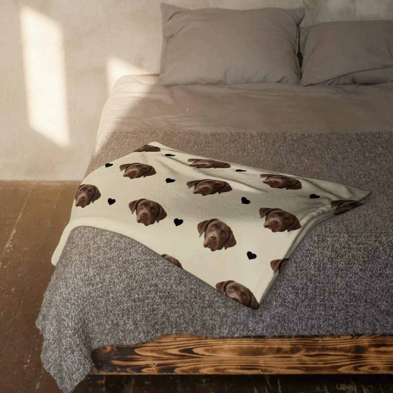 Personalized Plush Blanket "Pet Photo"