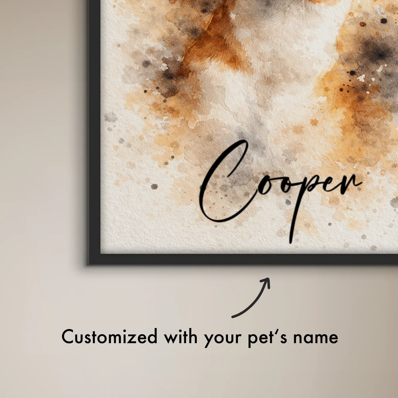 Personalized Dog Portrait "Watercolor"