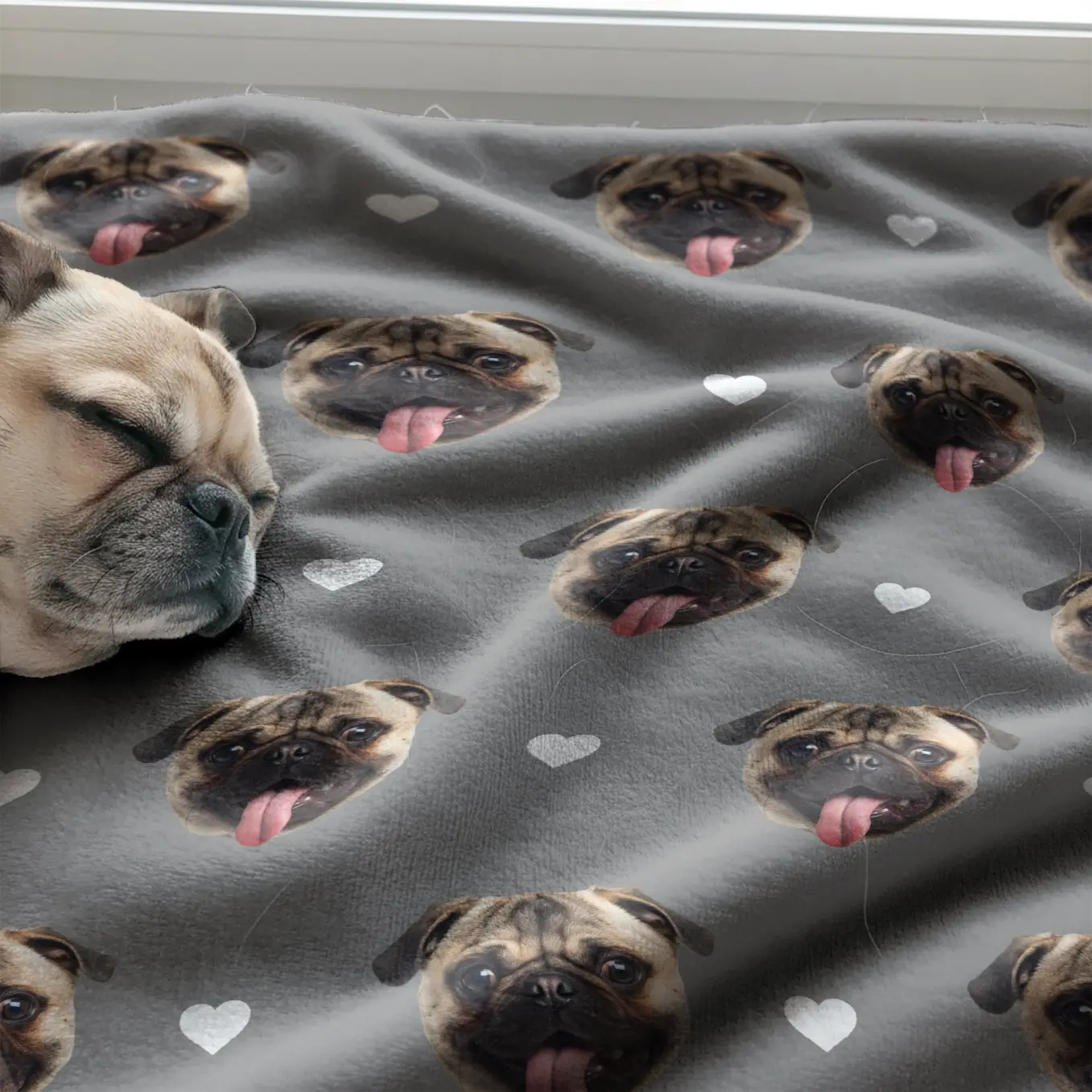 Personalized Plush Blanket "Pet Photo"