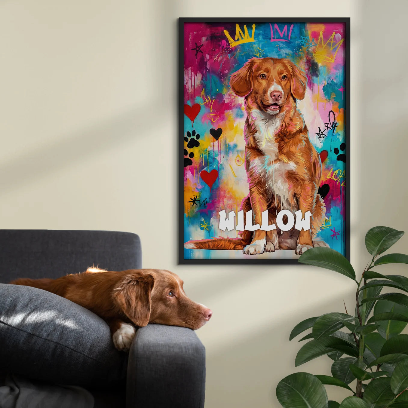 Personalized Pet Poster "Street Art"