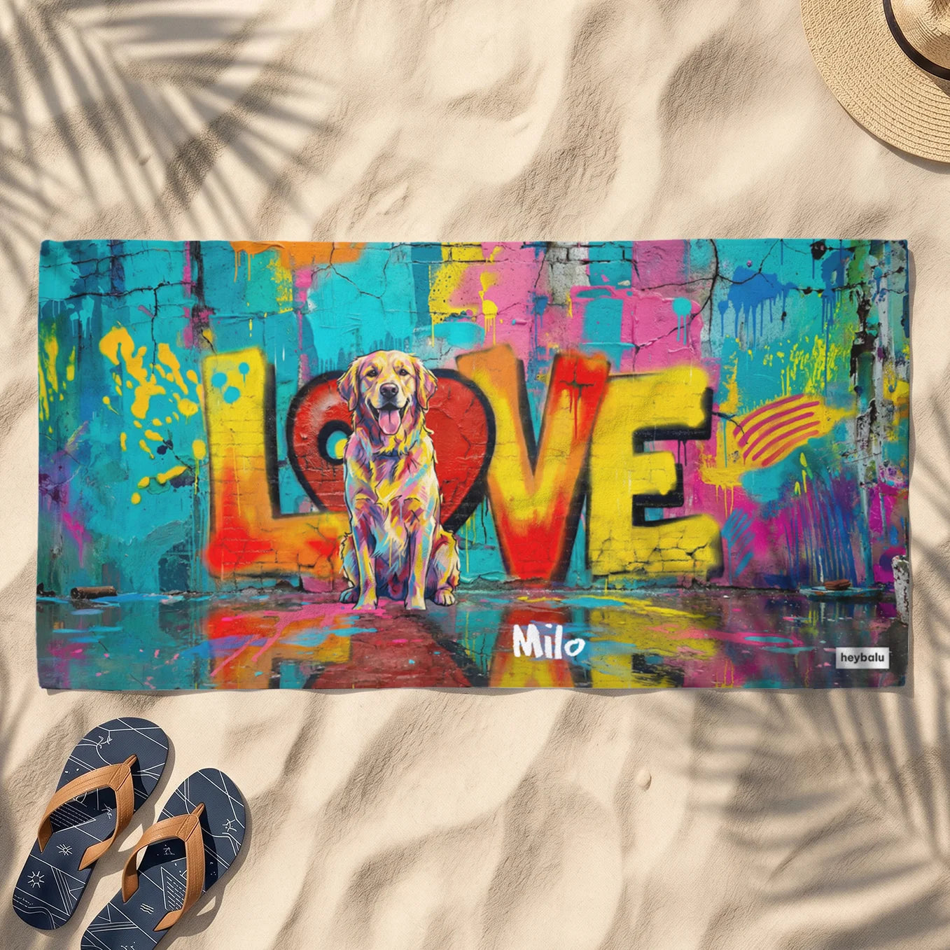 Personalized Towel "Love"