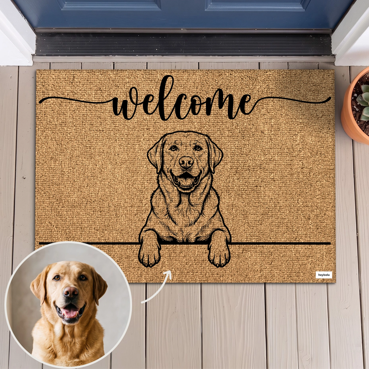 Personalized Doormat "Pet Photo"