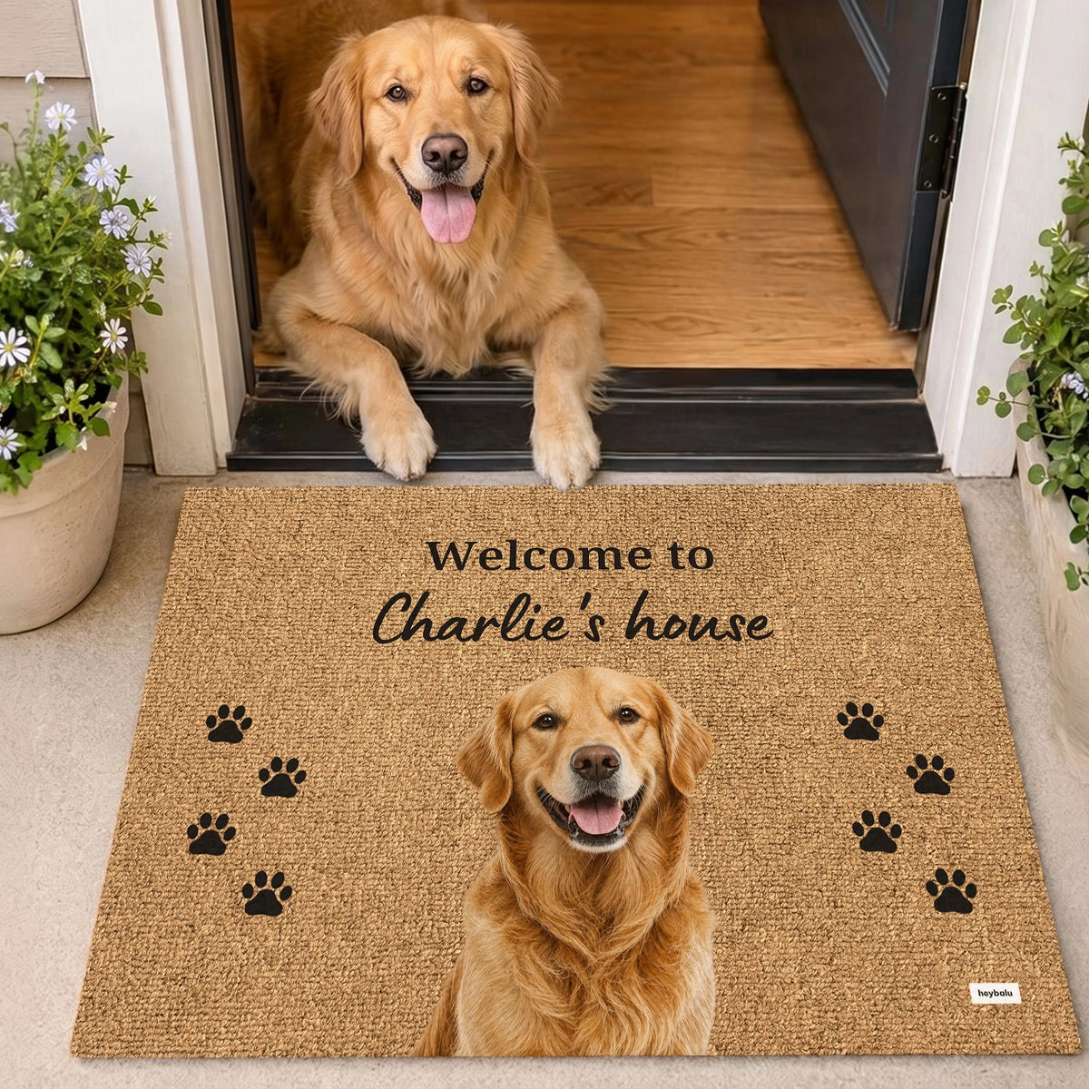 Personalized Doormat "Pet Photo"
