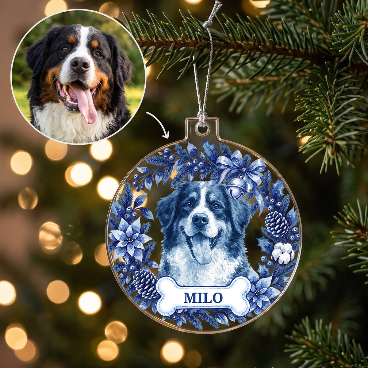 Personalized Christmas Ornament "Pet Photo"