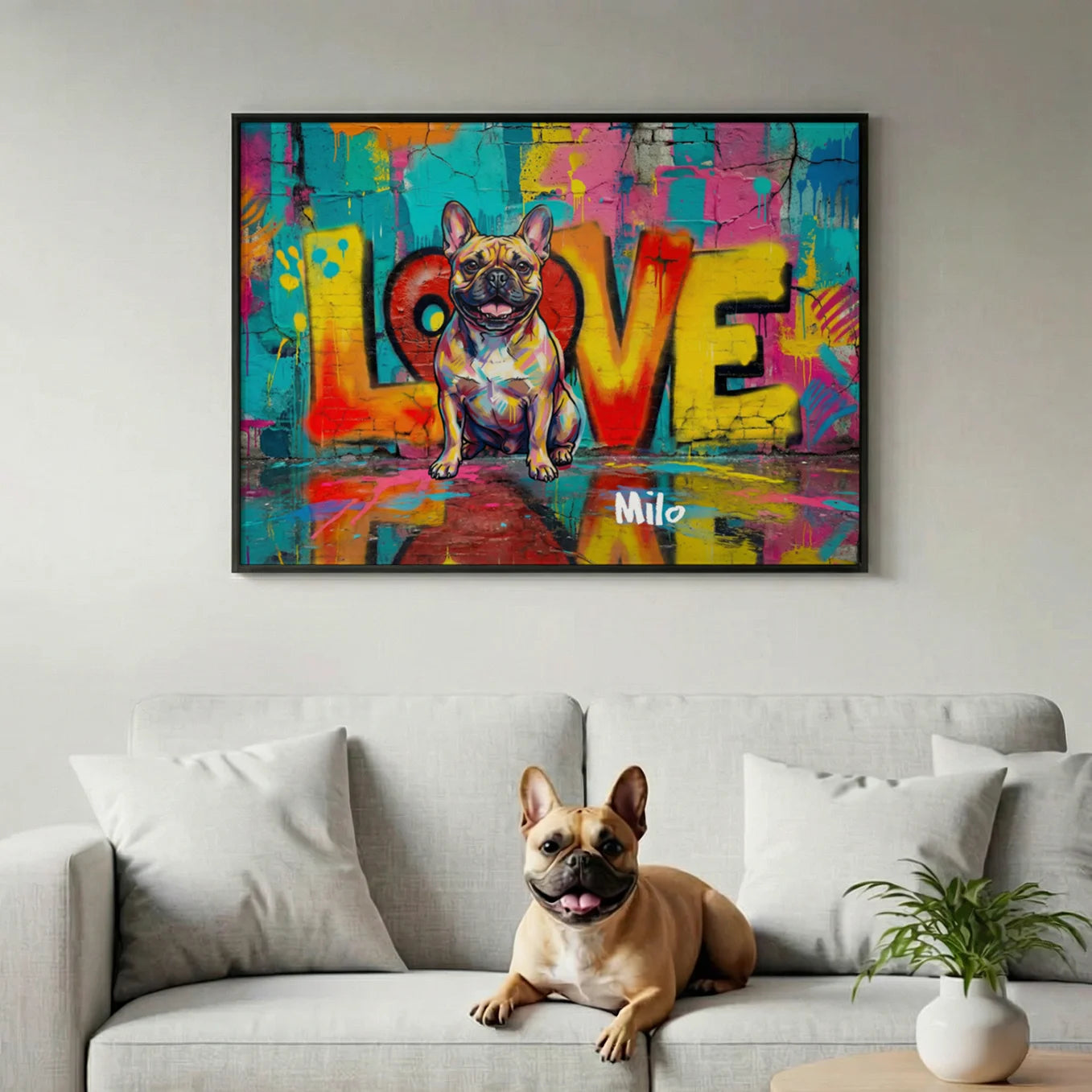 Personalized Poster "LOVE" Multi Animal