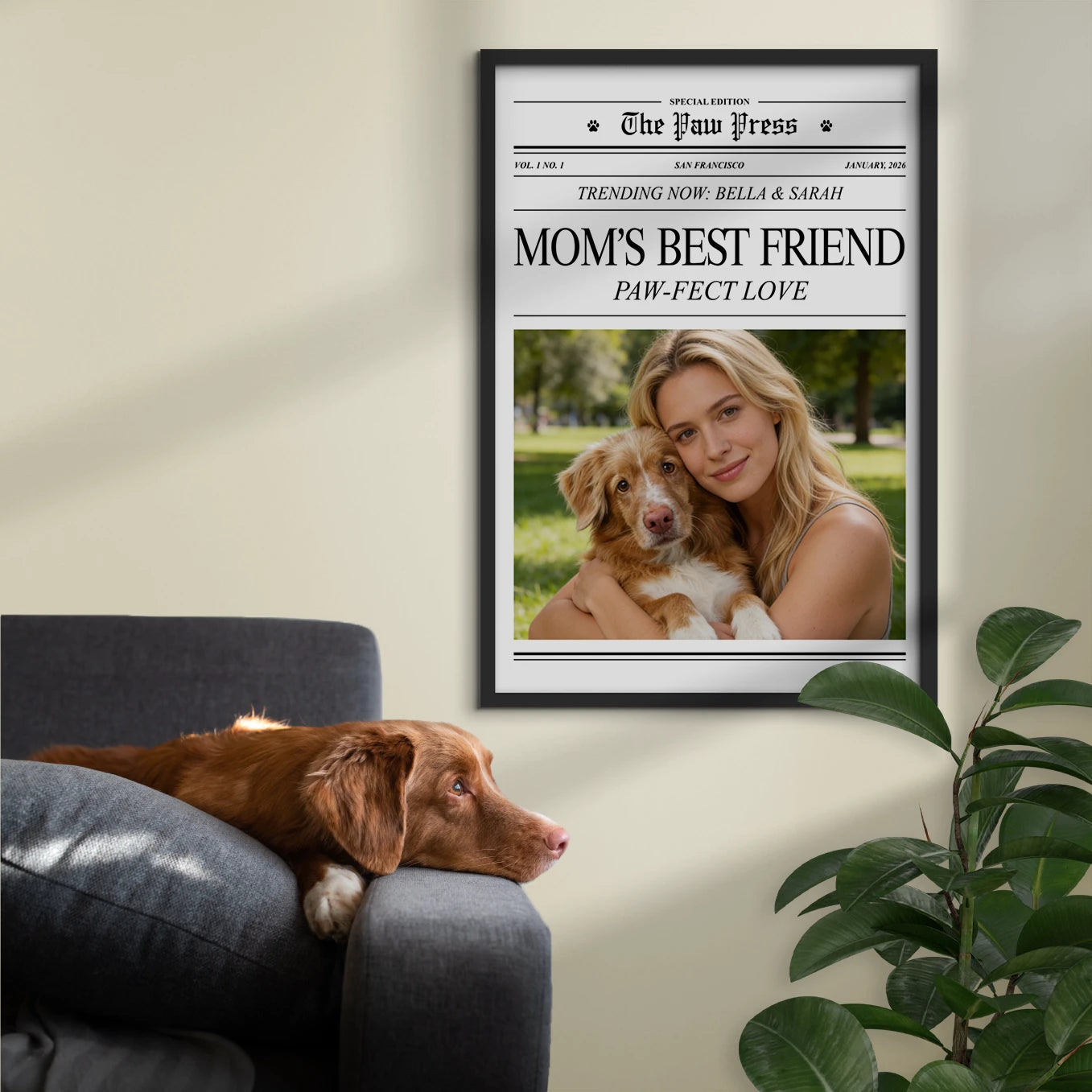 Personalized Poster "Newspaper"