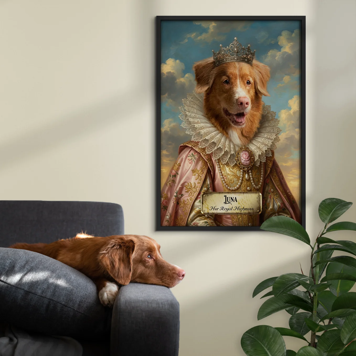 Personalized Dog Poster "Royal"