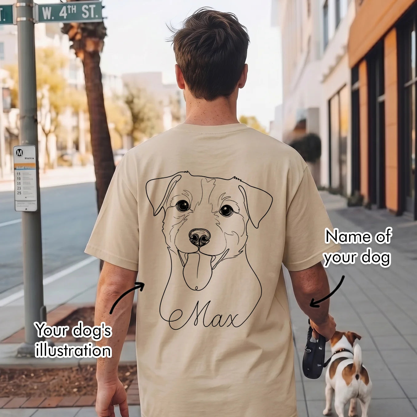 Personalized T-Shirt "Dog Dad"