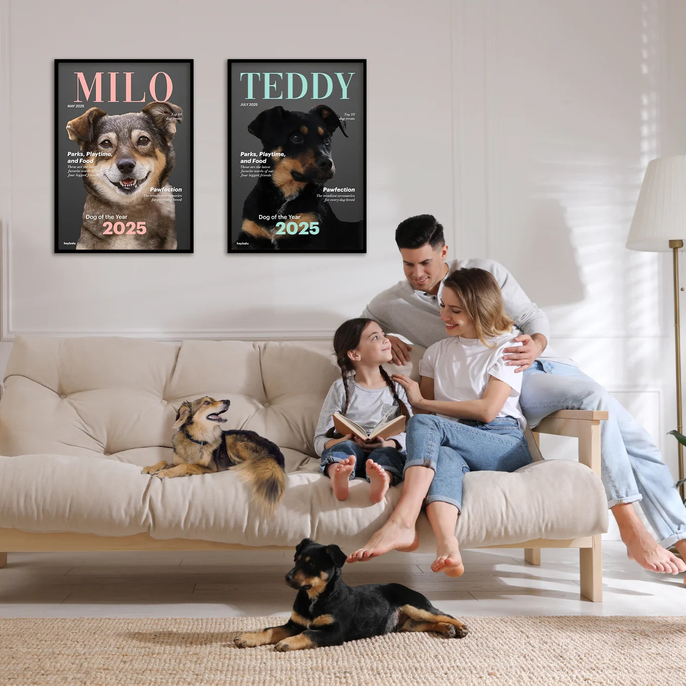 Personalized Magazine Poster "Dog"