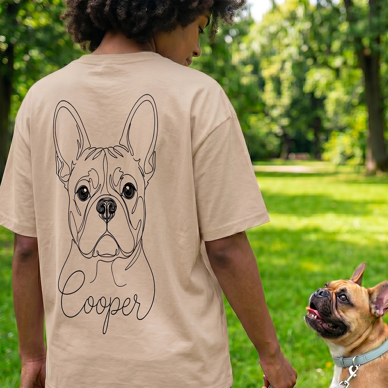 Personalized Shirt "Dog Mama" with Sleeve Print