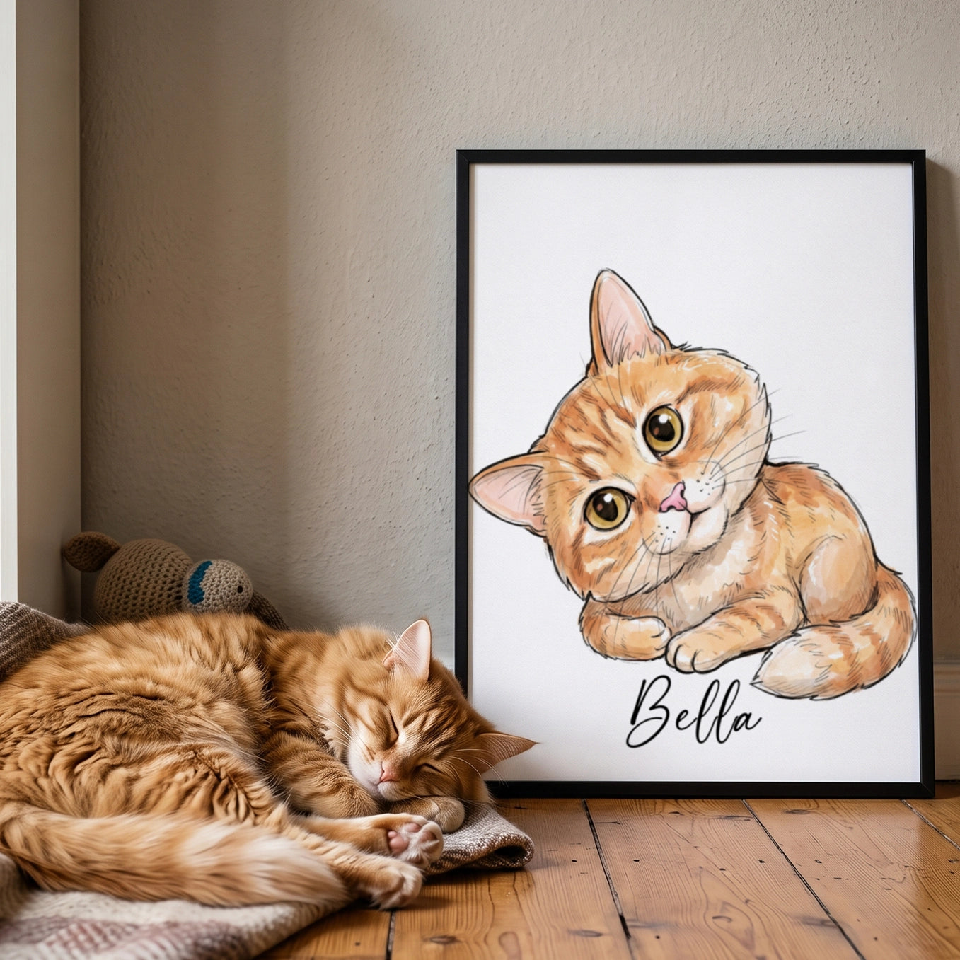Personalized Poster "Sketch Cat"