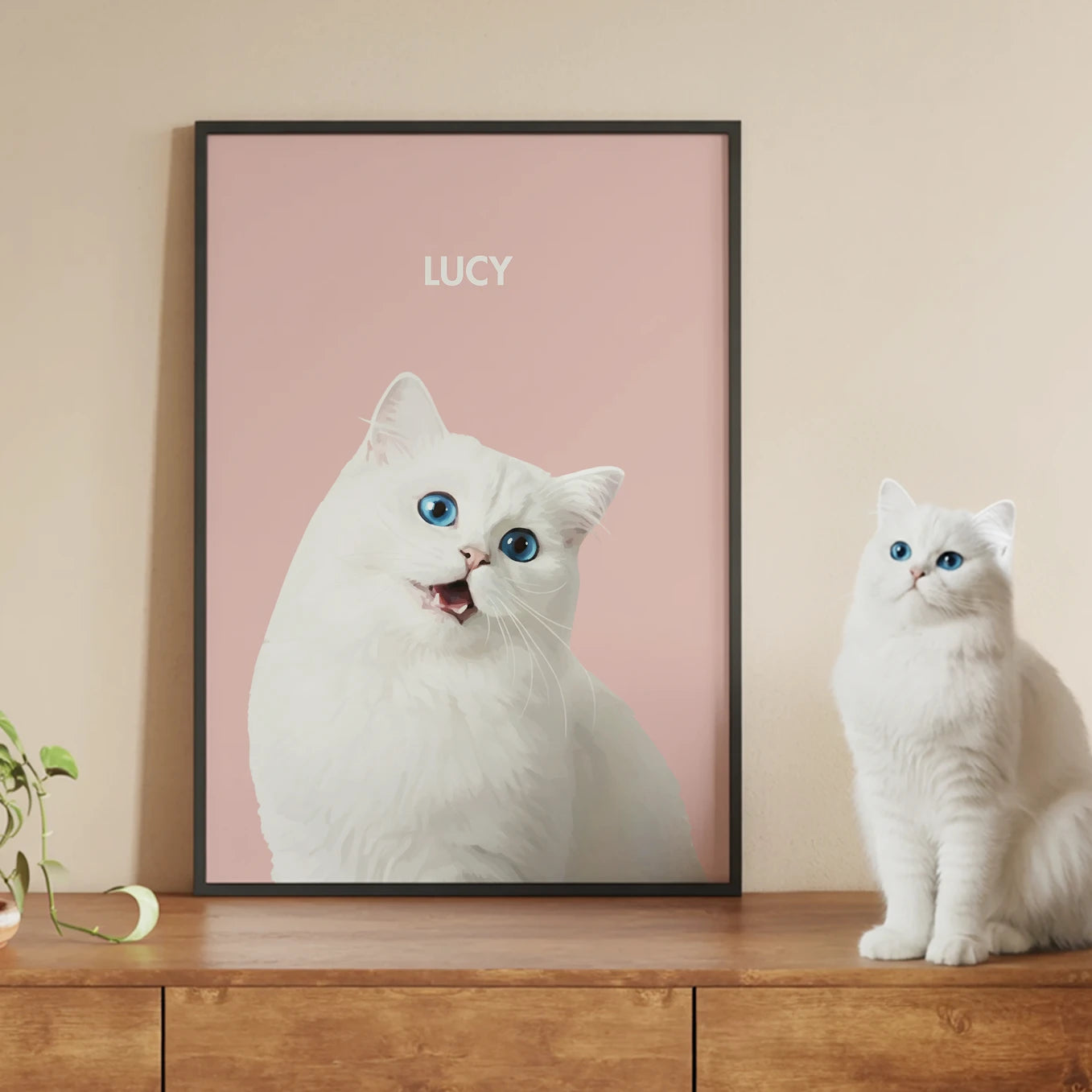 Personalized Cat Poster "Painting"